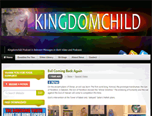 Tablet Screenshot of kingdomchild.org